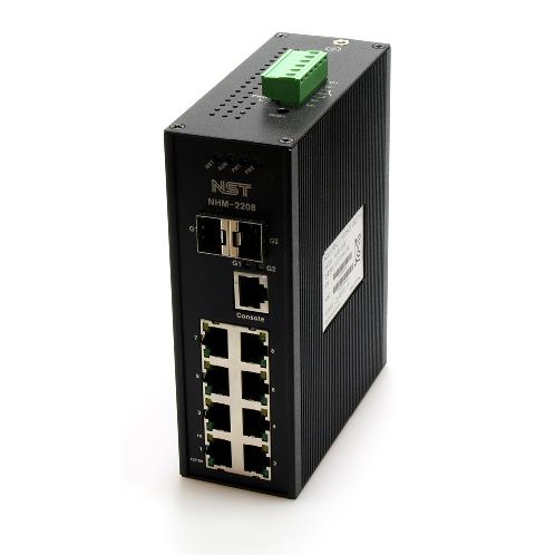 NHM-2208 designed for use in harsh environments and to build reliable and secure network